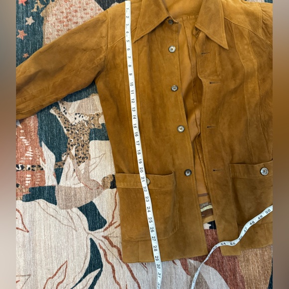 Vintage Men's Brown Suede Shirt Jacket - Picture 12 of 12